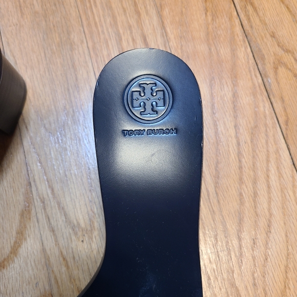 Tory Burch beaded heeled sandals leather - Picture 2 of 7